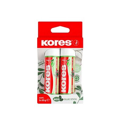 Kores® Eco Klebestift 20,0 g, 2 St. Kores® Eco Klebestift 20,0 g, 2 St.