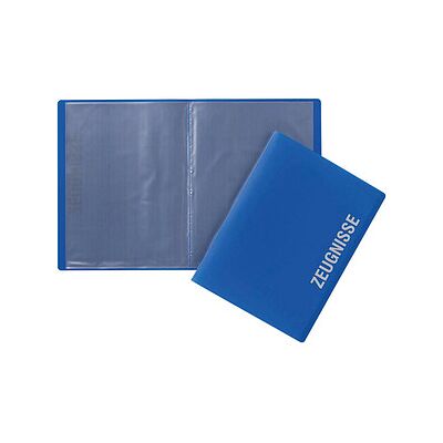 PAGNA Zeugnismappe DIN A4, 10 Hüllen blau, 1 St. PAGNA Zeugnismappe DIN A4, 10 Hüllen blau, 1 St.