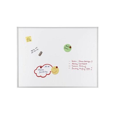 FRANKEN Whiteboard ECO 150,0 x 100,0 cm weiß lackierter Stahl FRANKEN Whiteboard ECO 150,0 x 100,0 cm weiß lackierter Stahl