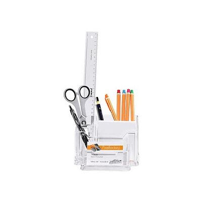 office discount Stiftehalter transparent Polystyrol 6 Fächer 15,5 x 10,5 x 10,0 cm office discount Stiftehalter transparent Polystyrol 6 Fächer 15,5 x 10,5 x 10,0 cm