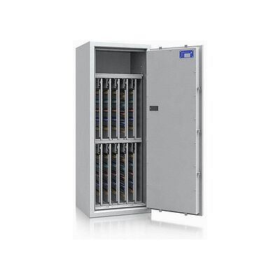 ISS safe4key Schlüsseltresor lichtgrau mit 880 Haken, Elektronikschloss, 50,0 x 42,0 x 130,0 cm, 1 St. ISS safe4key Schlüsseltresor lichtgrau mit 880 Haken, Elektronikschloss, 50,0 x 42,0 x 130,0 cm, 1 St.