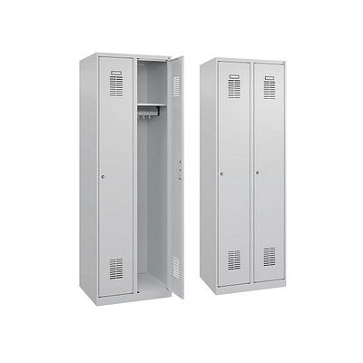 CP Stauraum Schrank Classic Plus - 2 Fächer, Hellgrau - Aufbewahrungsschrank CP Stauraum Schrank Classic Plus - 2 Fächer, Hellgrau - Aufbewahrungsschrank