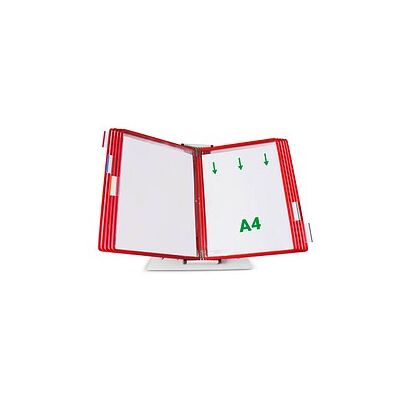 tarifold Sichttafelsystem 434103 DIN A4 rot mit 10 St. Sichttafeln, 1 St. tarifold Sichttafelsystem 434103 DIN A4 rot mit 10 St. Sichttafeln, 1 St.