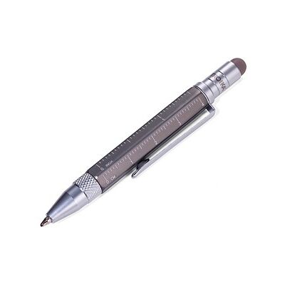 TROIKA® Kugelschreiber LILIPUT TOOL PEN titanfarben, Schreibfarbe: schwarz, 1 St. TROIKA® Kugelschreiber LILIPUT TOOL PEN titanfarben, Schreibfarbe: schwarz, 1 St.