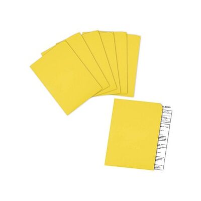 Elco, A4 Dokumenthüllen - Transparent, Gelb, 120g/m² - Schutz der Unterlagen Elco, A4 Dokumenthüllen - Transparent, Gelb, 120g/m² - Schutz der Unterlagen