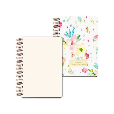 LUMA Notizbuch Pocket Blümchen ca. DIN A5 blanko, mehrfarbig Hardcover 100 Seiten, 1 St. LUMA Notizbuch Pocket Blümchen ca. DIN A5 blanko, mehrfarbig Hardcover 100 Seiten, 1 St.