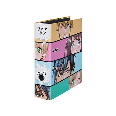 FALKEN Manga Faces Motivordner 8,0 cm DIN A4, 1 St. FALKEN Manga Faces Motivordner 8,0 cm DIN A4, 1 St.