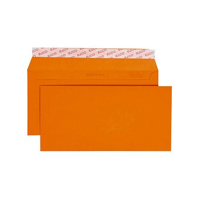 ELCO Briefumschläge Color DIN lang ohne Fenster orange haftklebend 25 St. ELCO Briefumschläge Color DIN lang ohne Fenster orange haftklebend 25 St.