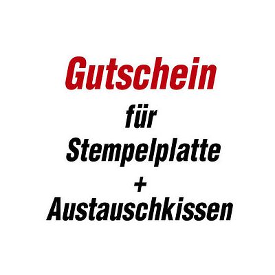 trodat Gutschein für Stempelplatte für trodat 5200 mit Logo trodat Gutschein für Stempelplatte für trodat 5200 mit Logo
