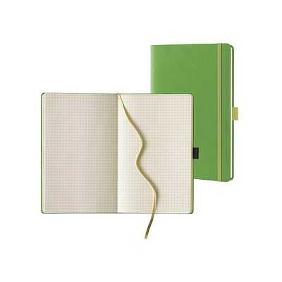 Lediberg Notizbuch ca. DIN A5 kariert, mittelgrün Hardcover 240 Seiten, 1 St. Lediberg Notizbuch ca. DIN A5 kariert, mittelgrün Hardcover 240 Seiten, 1 St.