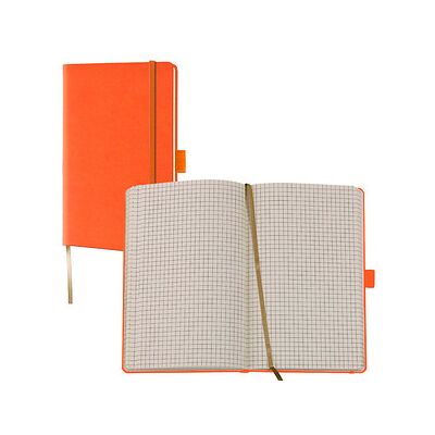 Lediberg Notizbuch Tucson ca. DIN A6 kariert, orange Hardcover 192 Seiten, 1 St. Lediberg Notizbuch Tucson ca. DIN A6 kariert, orange Hardcover 192 Seiten, 1 St.