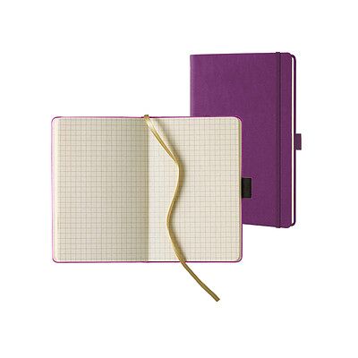 Lediberg Notizbuch ca. DIN A5 kariert, lila Hardcover 240 Seiten, 1 St. Lediberg Notizbuch ca. DIN A5 kariert, lila Hardcover 240 Seiten, 1 St.