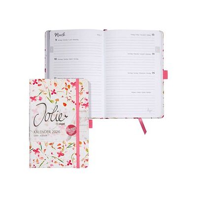 SIGEL Buchkalender Jolie 2026 Bloom pink, 1 St. SIGEL Buchkalender Jolie 2026 Bloom pink, 1 St.