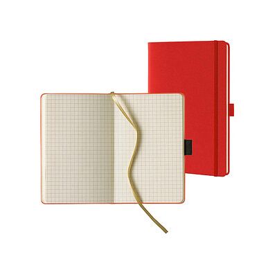 Lediberg Notizbuch Tucson ca. DIN A5 kariert, hellrot Hardcover 240 Seiten, 1 St. Lediberg Notizbuch Tucson ca. DIN A5 kariert, hellrot Hardcover 240 Seiten, 1 St.