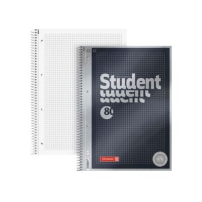 BRUNNEN Collegeblöcke Student Premium kariert DIN A4 Rand rundum, 5 St. BRUNNEN Collegeblöcke Student Premium kariert DIN A4 Rand rundum, 5 St.