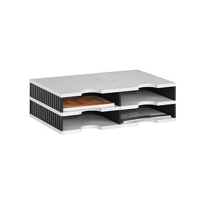 styro Sortierstation Styrodoc grau/schwarz mit 4 Fächern styro Sortierstation Styrodoc grau/schwarz mit 4 Fächern