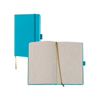 Lediberg Notizbuch Tucson ca. DIN A6 kariert, türkisblau Hardcover 192 Seiten, 1 St. Lediberg Notizbuch Tucson ca. DIN A6 kariert, türkisblau Hardcover 192 Seiten, 1 St.