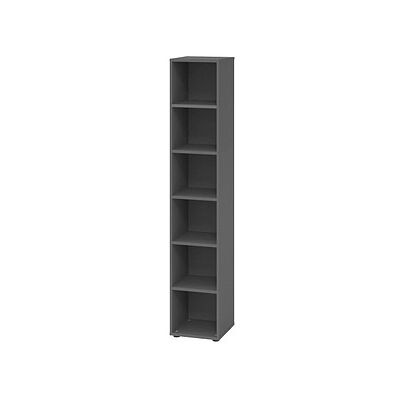 HAMMERBACHER Aktenregal Mirakel grafit 40,0 x 40,0 x 215,6 cm, 1 St. HAMMERBACHER Aktenregal Mirakel grafit 40,0 x 40,0 x 215,6 cm, 1 St.