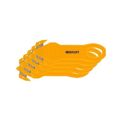 WESTCOTT Paketmesser orange, 5 St. WESTCOTT Paketmesser orange, 5 St.