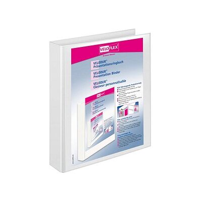 VELOFLEX VELODUR® Präsentationsringbücher 4-Ringe weiß 4,6 cm DIN A4, 10 St. VELOFLEX VELODUR® Präsentationsringbücher 4-Ringe weiß 4,6 cm DIN A4, 10 St.