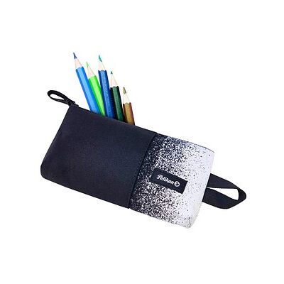 Pelikan Schlampermäppchen WOW Spotted schwarz/weiß, 16,0 x 21,5 cm Pelikan Schlampermäppchen WOW Spotted schwarz/weiß, 16,0 x 21,5 cm