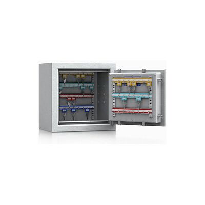 ISS safe4key Schlüsseltresor lichtgrau mit 64 Haken, Doppelbartschloss, 40,0 x 27,0 x 40,0 cm, 1 St. ISS safe4key Schlüsseltresor lichtgrau mit 64 Haken, Doppelbartschloss, 40,0 x 27,0 x 40,0 cm, 1 St.