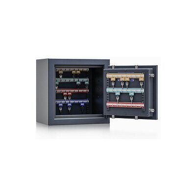 ISS safe4key Schlüsseltresor grau mit 64 Haken, Doppelbartschloss, 40,0 x 27,0 x 40,0 cm, 1 St. ISS safe4key Schlüsseltresor grau mit 64 Haken, Doppelbartschloss, 40,0 x 27,0 x 40,0 cm, 1 St.