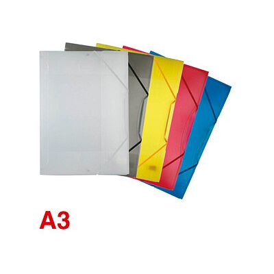 folia Sammelmappen DIN A3 farbsortiert, 5 St. folia Sammelmappen DIN A3 farbsortiert, 5 St.