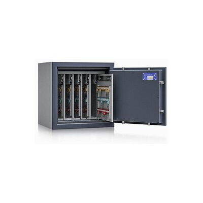 ISS safe4key Schlüsseltresor grau mit 280 Haken, Doppelbartschloss, 50,0 x 42,0 x 50,0 cm, 1 St. ISS safe4key Schlüsseltresor grau mit 280 Haken, Doppelbartschloss, 50,0 x 42,0 x 50,0 cm, 1 St.