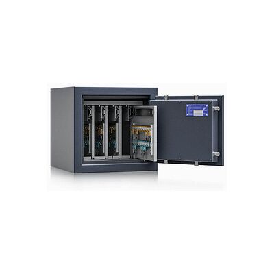ISS safe4key Schlüsseltresor grau mit 160 Haken, Doppelbartschloss, 42,0 x 42,0 x 40,0 cm, 1 St. ISS safe4key Schlüsseltresor grau mit 160 Haken, Doppelbartschloss, 42,0 x 42,0 x 40,0 cm, 1 St.