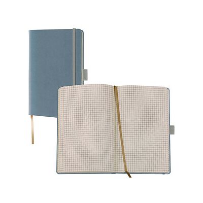Lediberg Notizbuch Tucson ca. DIN A6 kariert, silbergrau Hardcover 192 Seiten, 1 St. Lediberg Notizbuch Tucson ca. DIN A6 kariert, silbergrau Hardcover 192 Seiten, 1 St.
