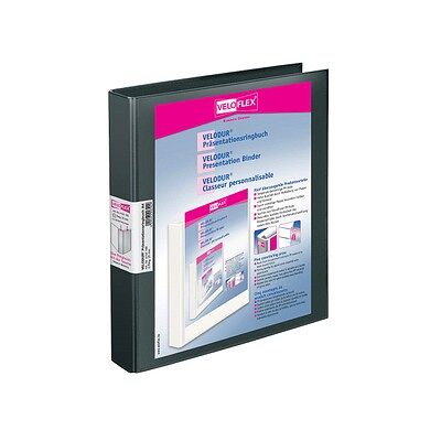 VELOFLEX VELODUR® Präsentationsringbücher 4-Ringe schwarz 4,0 cm DIN A4, 10 St. VELOFLEX VELODUR® Präsentationsringbücher 4-Ringe schwarz 4,0 cm DIN A4, 10 St.