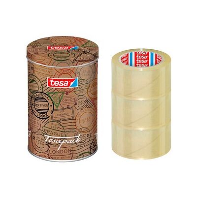 tesa Packbänder 4195 Dose 2026 transparent 50,0 mm x 66,0 m 3 Rollen tesa Packbänder 4195 Dose 2026 transparent 50,0 mm x 66,0 m 3 Rollen