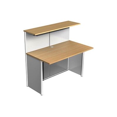 Kerkmann Empfangstheke Genua gerade, buche, silber 116,0 x 70,0 x 115,0 cm Kerkmann Empfangstheke Genua gerade, buche, silber 116,0 x 70,0 x 115,0 cm