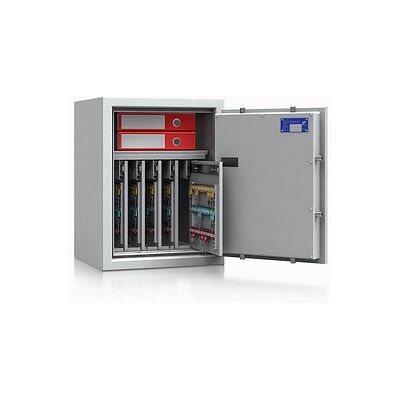 ISS safe4key Schlüsseltresor lichtgrau mit 280 Haken, Elektronikschloss, 50,0 x 42,0 x 65,0 cm, 1 St. ISS safe4key Schlüsseltresor lichtgrau mit 280 Haken, Elektronikschloss, 50,0 x 42,0 x 65,0 cm, 1 St.