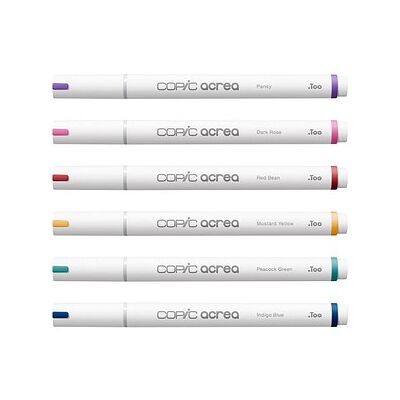 COPIC® acrea Deep Layoutmarker-Set farbsortiert 0,8 mm, 6 St. COPIC® acrea Deep Layoutmarker-Set farbsortiert 0,8 mm, 6 St.