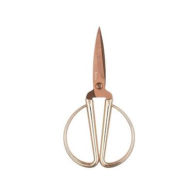 folia Papierschere Bastelschere roségold 14,5 cm folia Papierschere Bastelschere roségold 14,5 cm
