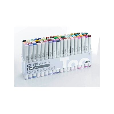 COPIC® Sketch E Layoutmarker-Set farbsortiert 1,0 + 6,0 mm, 72 St. COPIC® Sketch E Layoutmarker-Set farbsortiert 1,0 + 6,0 mm, 72 St.