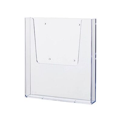 helit Wandprospekthalter transparent DIN A4 22,5 x 3,9 x 25,0 cm, 1 St. helit Wandprospekthalter transparent DIN A4 22,5 x 3,9 x 25,0 cm, 1 St.