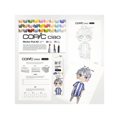 COPIC Ciao Serene Palette Starter Layoutmarker-Set - Künstlerbedarf COPIC Ciao Serene Palette Starter Layoutmarker-Set - Künstlerbedarf