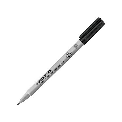 STAEDTLER Lumocolor Folienstifte schwarz 0,6 mm non-permanent, 10 St. STAEDTLER Lumocolor Folienstifte schwarz 0,6 mm non-permanent, 10 St.