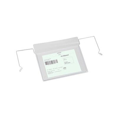 EICHNER Sichttaschen mit Drahtbügel DIN A6 quer transparent glatt, 50 St. EICHNER Sichttaschen mit Drahtbügel DIN A6 quer transparent glatt, 50 St.