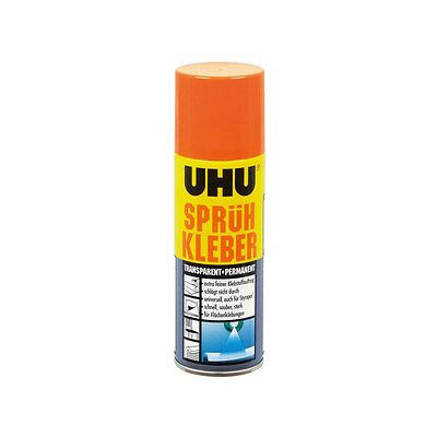 UHU permanenter transparenter Sprühkleber - Spray Adhesive UHU permanenter transparenter Sprühkleber - Spray Adhesive