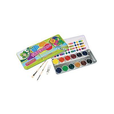 JOLLY SUPERTABS Wasserfarbkasten 12 Farben JOLLY SUPERTABS Wasserfarbkasten 12 Farben