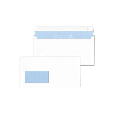 ÖKI Briefumschläge Prime DIN lang mit Fenster hochweiß haftklebend 500 St. ÖKI Briefumschläge Prime DIN lang mit Fenster hochweiß haftklebend 500 St.