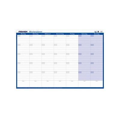 FRANKEN Wochenplaner, Tageseinteilung 91,0 x 61,0 cm FRANKEN Wochenplaner, Tageseinteilung 91,0 x 61,0 cm