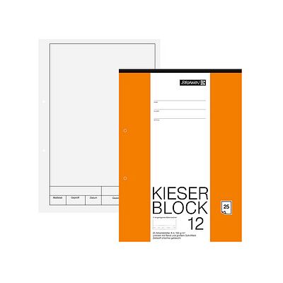 BRUNNEN Arbeitsblock Kieserblock DIN A4 blanko Lineatur 12, 1 St. BRUNNEN Arbeitsblock Kieserblock DIN A4 blanko Lineatur 12, 1 St.