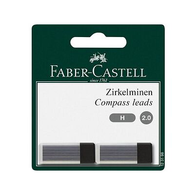FABER-CASTELL 123121 Zirkelminen H 2,0 mm, 12 St. FABER-CASTELL 123121 Zirkelminen H 2,0 mm, 12 St.