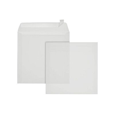 ÖKI Briefumschläge quadratisch ohne Fenster transparent haftklebend 500 St. ÖKI Briefumschläge quadratisch ohne Fenster transparent haftklebend 500 St.