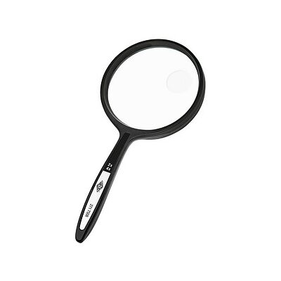 WEDO Lupe schwarz 2-fach und 4-fach, Ø 6,3 cm WEDO Lupe schwarz 2-fach und 4-fach, Ø 6,3 cm